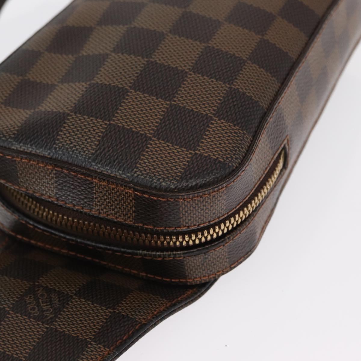 LOUIS VUITTON Damier Ebene Geronimos Shoulder Bag N51994 LV Auth 161298