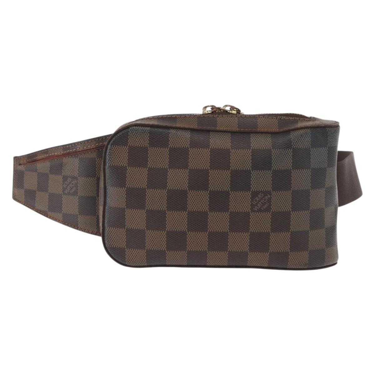 LOUIS VUITTON Damier Ebene Geronimos Shoulder Bag N51994 LV Auth 161298