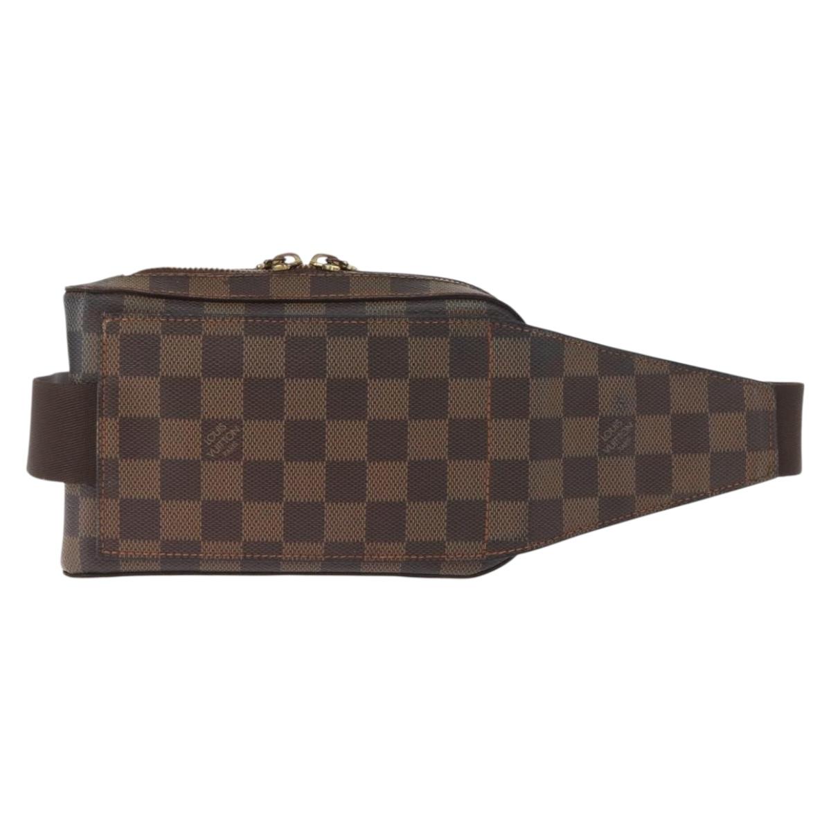 LOUIS VUITTON Damier Ebene Geronimos Shoulder Bag N51994 LV Auth 161298