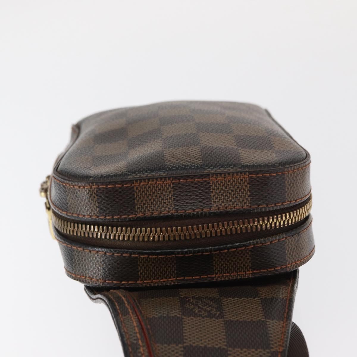 LOUIS VUITTON Damier Ebene Geronimos Shoulder Bag N51994 LV Auth 161298