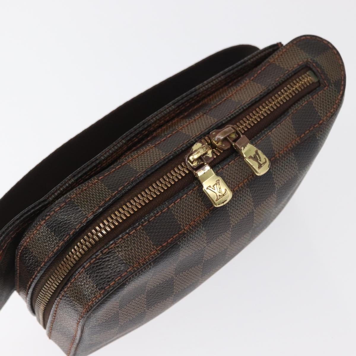 LOUIS VUITTON Damier Ebene Geronimos Shoulder Bag N51994 LV Auth 161298