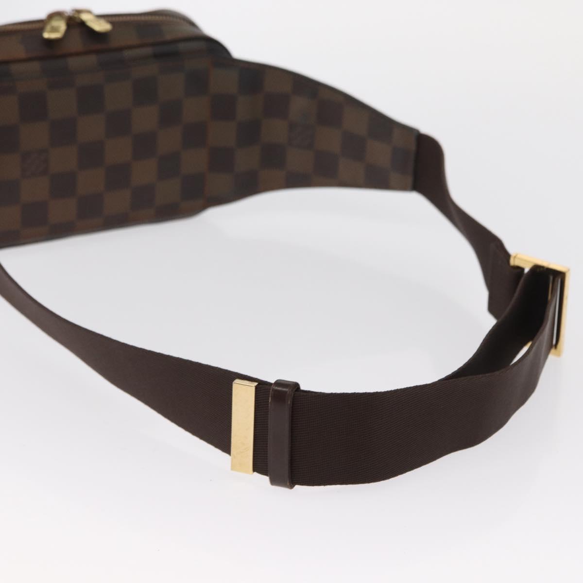 LOUIS VUITTON Damier Ebene Geronimos Shoulder Bag N51994 LV Auth 161298