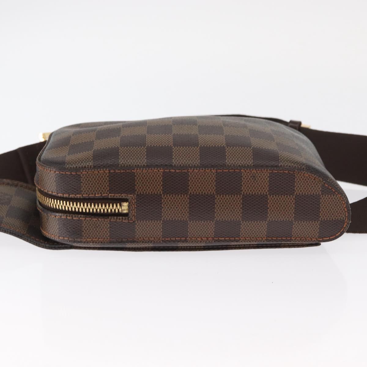LOUIS VUITTON Damier Ebene Geronimos Shoulder Bag N51994 LV Auth 161298