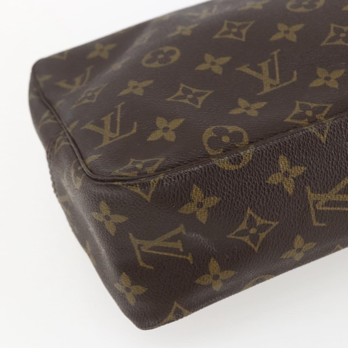 LOUIS VUITTON Monogram Trousse Toilette 28 Clutch Bag M47522 LV Auth 161301
