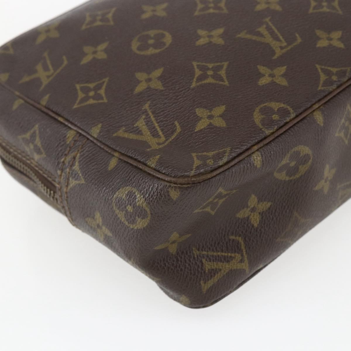 LOUIS VUITTON Monogram Trousse Toilette 28 Clutch Bag M47522 LV Auth 161304