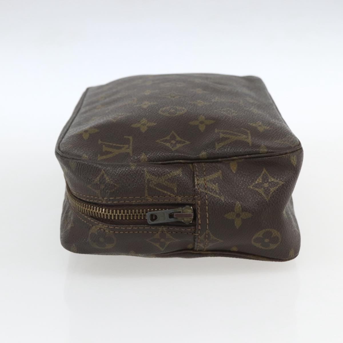 LOUIS VUITTON Monogram Trousse Toilette 28 Clutch Bag M47522 LV Auth 161304