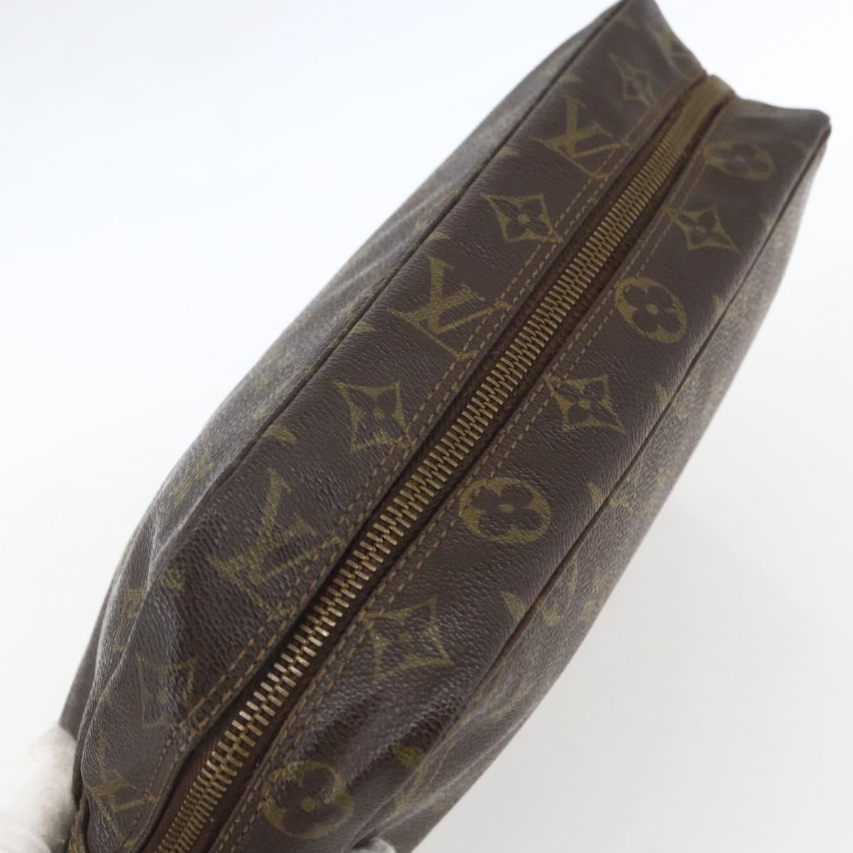 LOUIS VUITTON Monogram Trousse Toilette 28 Clutch Bag M47522 LV Auth 161304