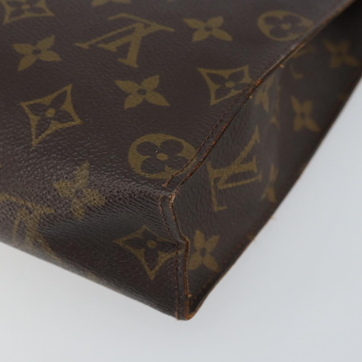 LOUIS VUITTON Monogram Poche Toilette 26 Pouch M47542 LV Auth 161307