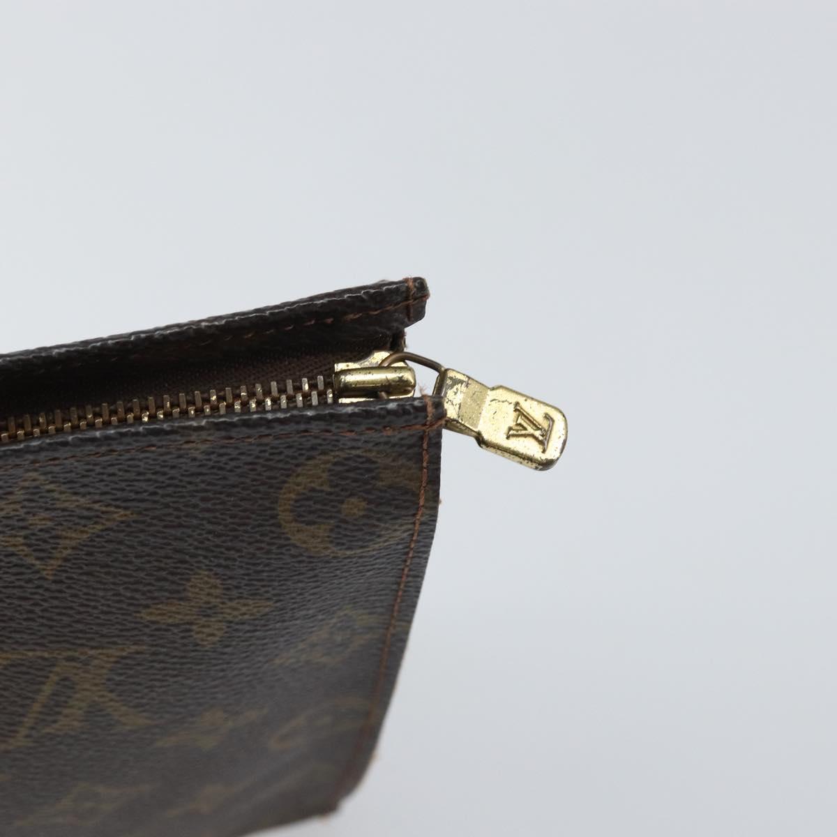 LOUIS VUITTON Monogram Poche Toilette 26 Pouch M47542 LV Auth 161307