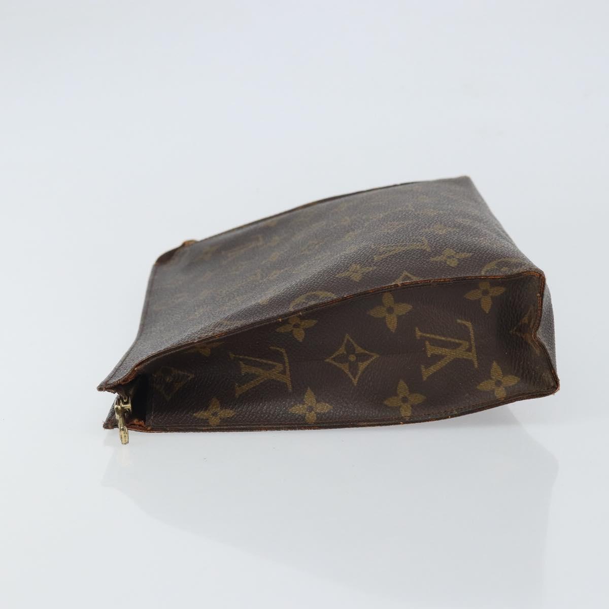 LOUIS VUITTON Monogram Poche Toilette 26 Pouch M47542 LV Auth 161307