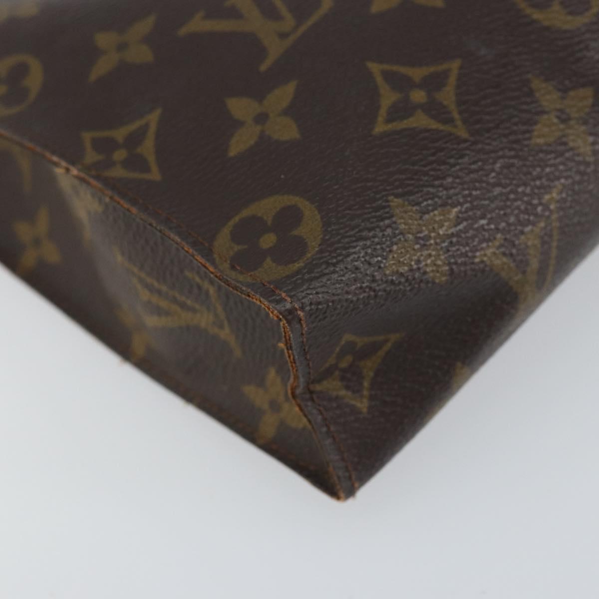 LOUIS VUITTON Monogram Poche Toilette 26 Pouch M47542 LV Auth 161307