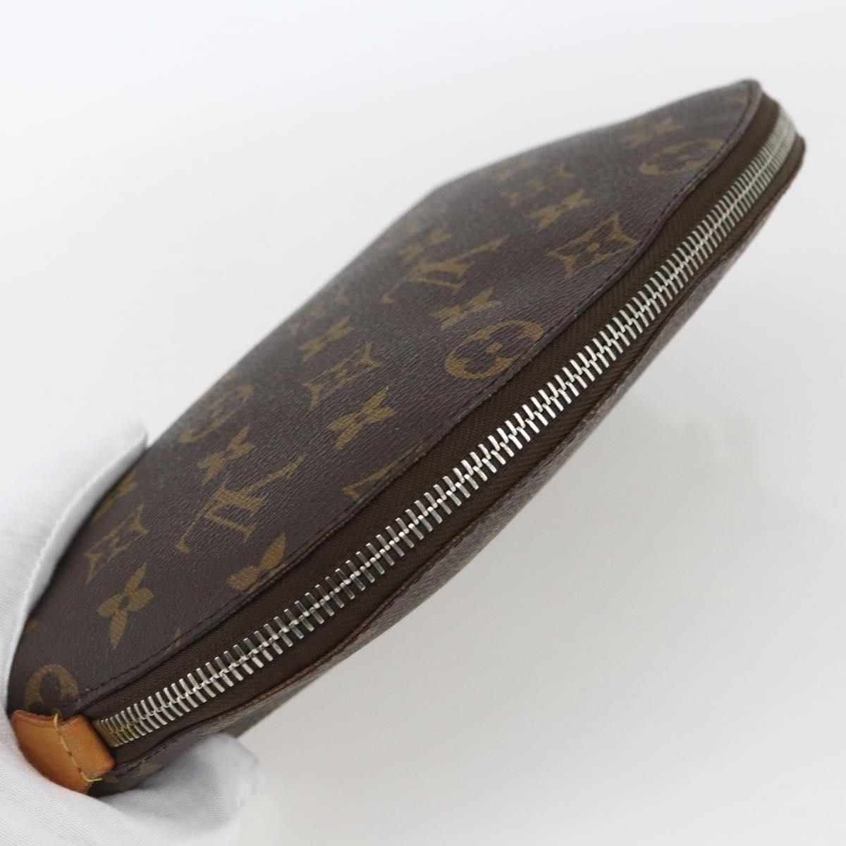 LOUIS VUITTON Monogram Pochette Cosmetic GM Cosmetic Pouch M47353 Auth 161308