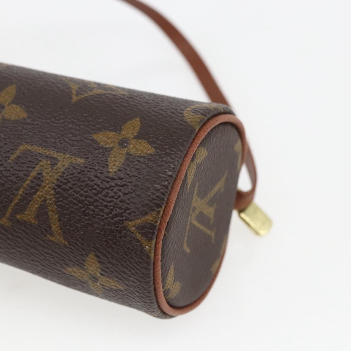 LOUIS VUITTON Monogram Papillon Pouch LV Auth 161309
