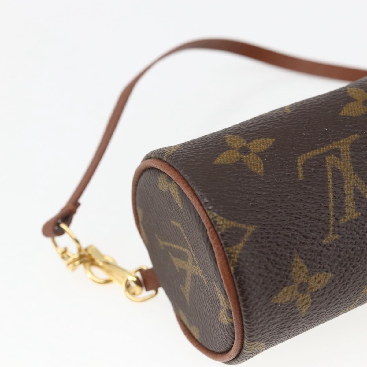 LOUIS VUITTON Monogram Papillon Pouch LV Auth 161309