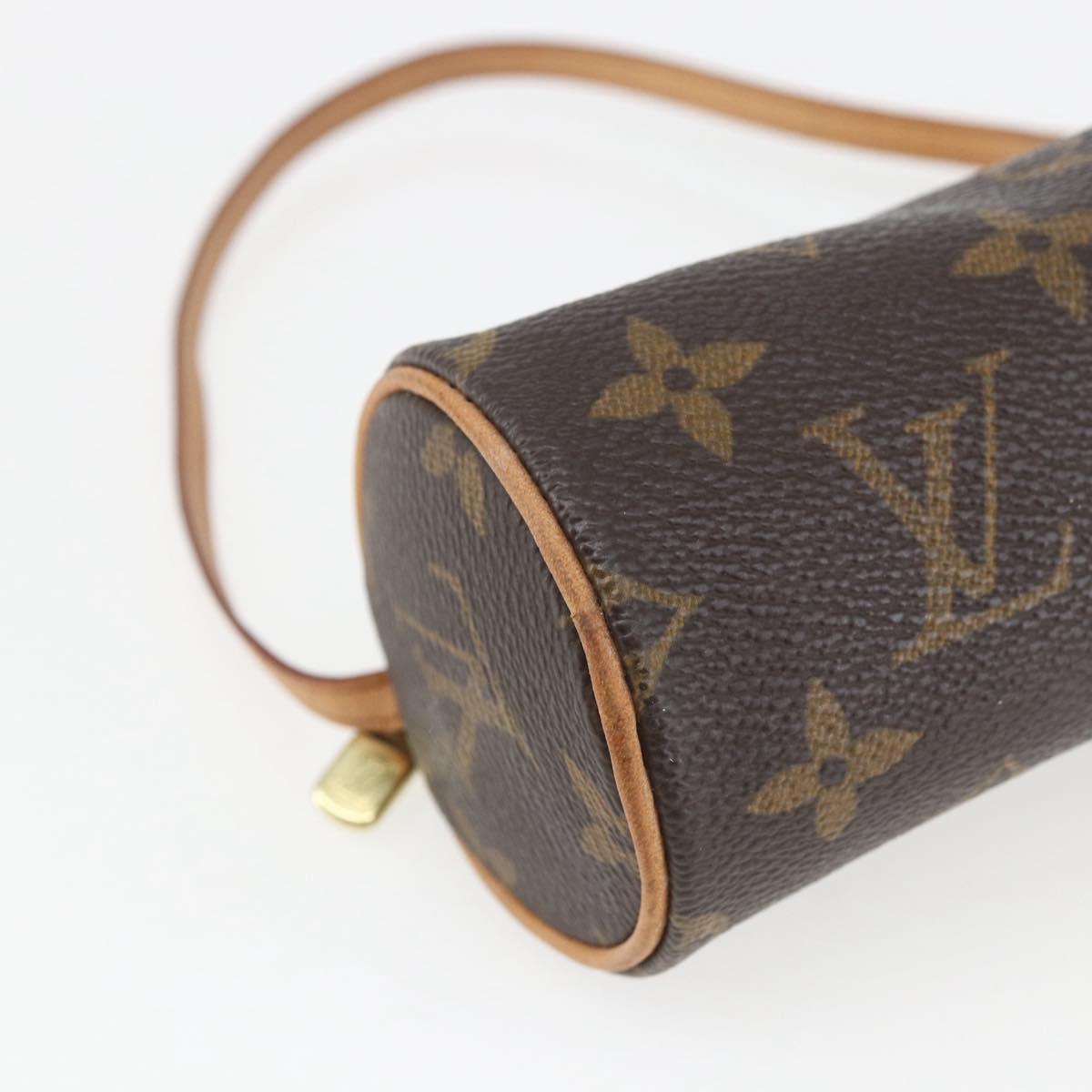 LOUIS VUITTON Monogram Papillon Pouch LV Auth 161312