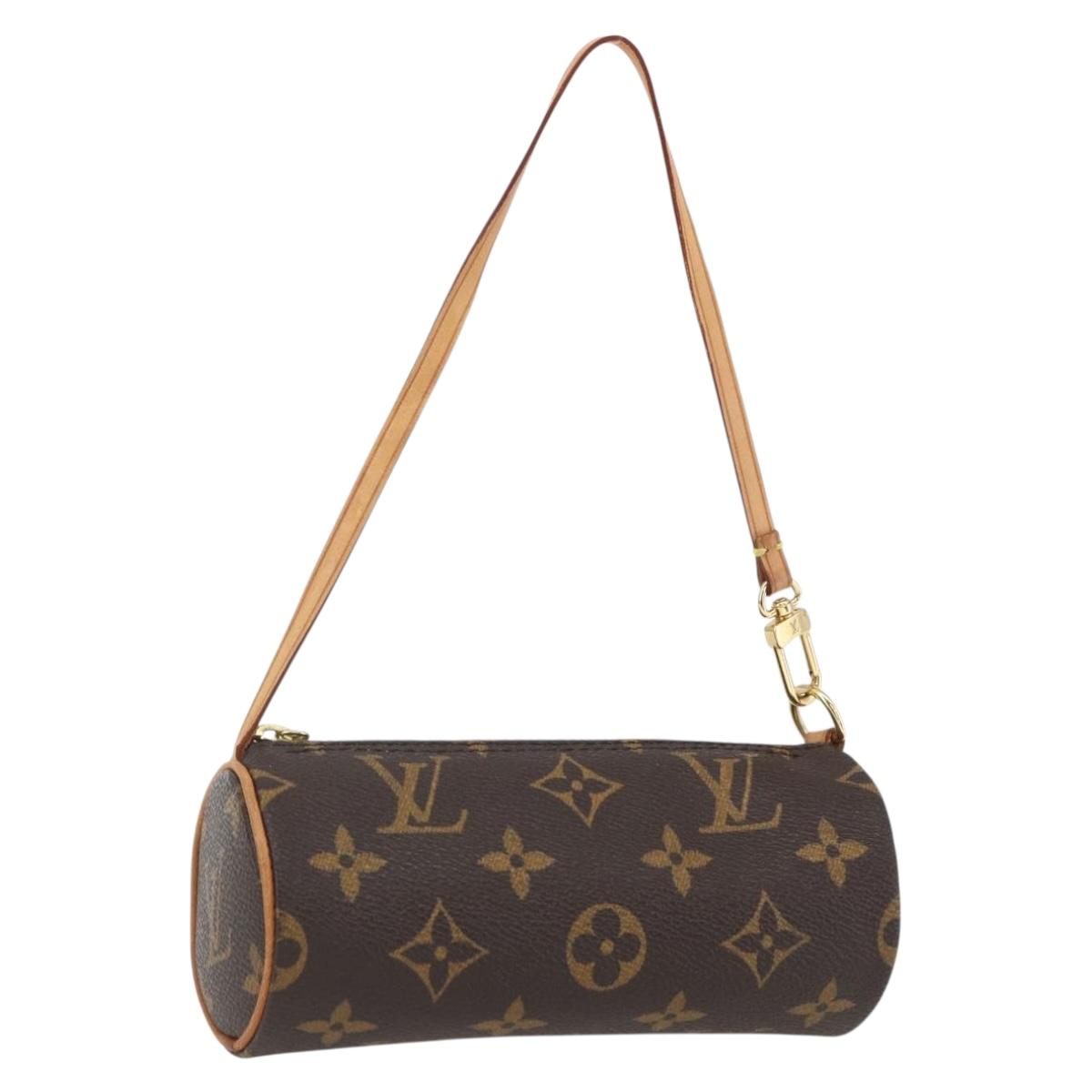 LOUIS VUITTON Monogram Papillon Pouch LV Auth 161314