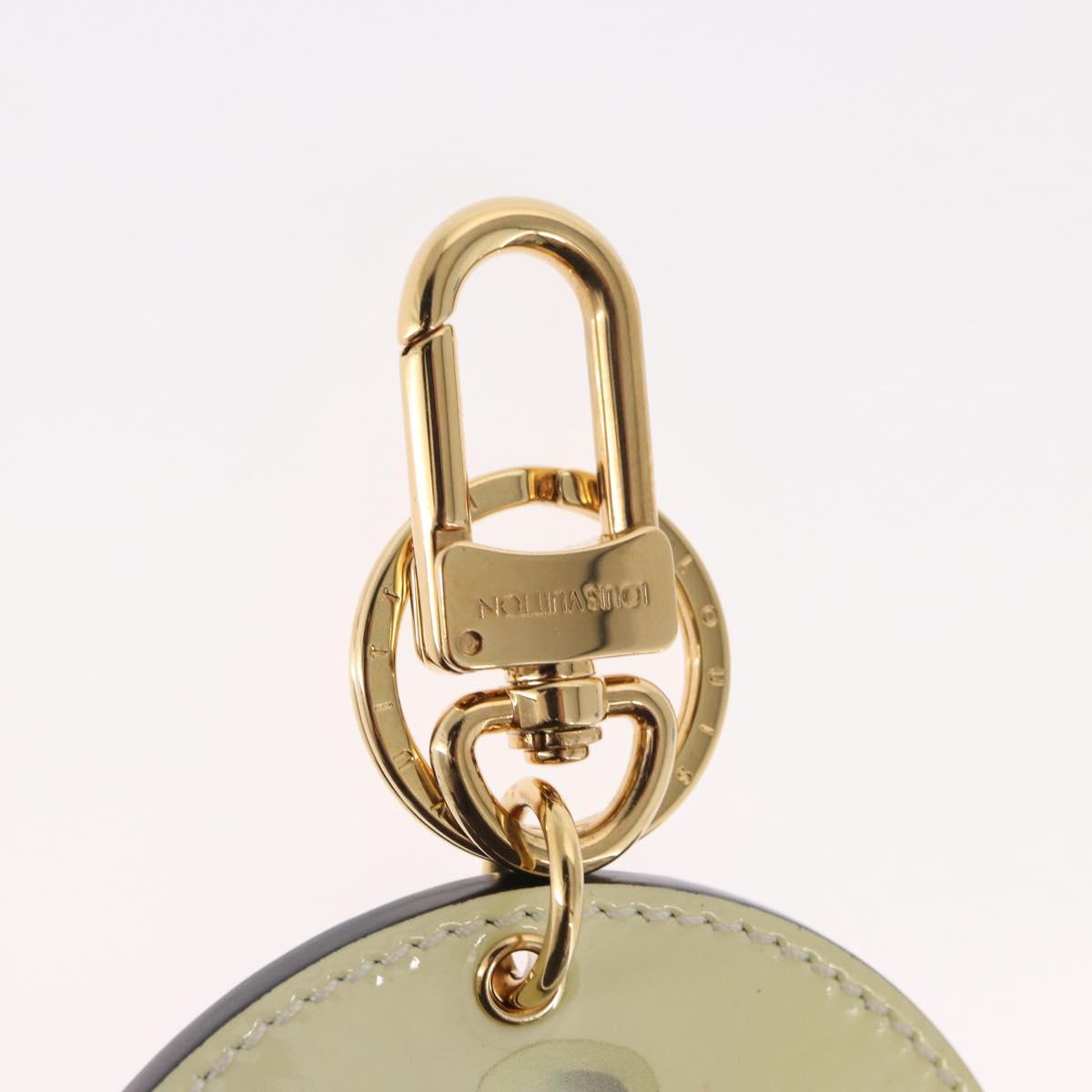 LOUIS VUITTON Illustre Nail Polish Charm Patent leather Beige MP1570 Auth 161321