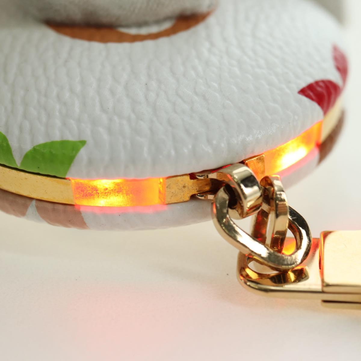 LOUIS VUITTON Monogram Multicolor Astropill Charm White M51911 LV Auth 161336V