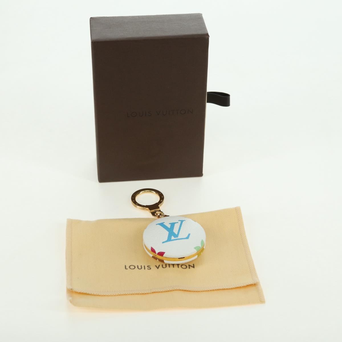 LOUIS VUITTON Monogram Multicolor Astropill Charm White M51911 LV Auth 161336V