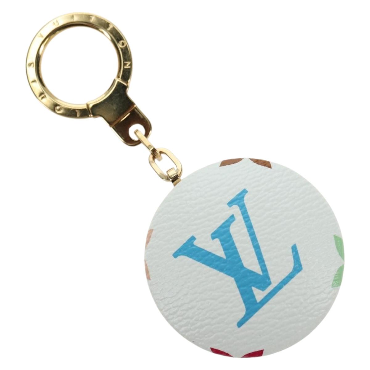 LOUIS VUITTON Monogram Multicolor Astropill Charm White M51911 LV Auth 161336V