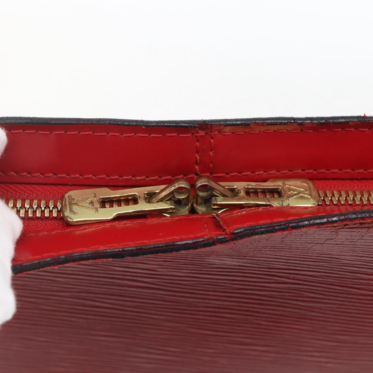 LOUIS VUITTON Epi Lussac Shoulder Bag Red M52287 LV Auth 161367