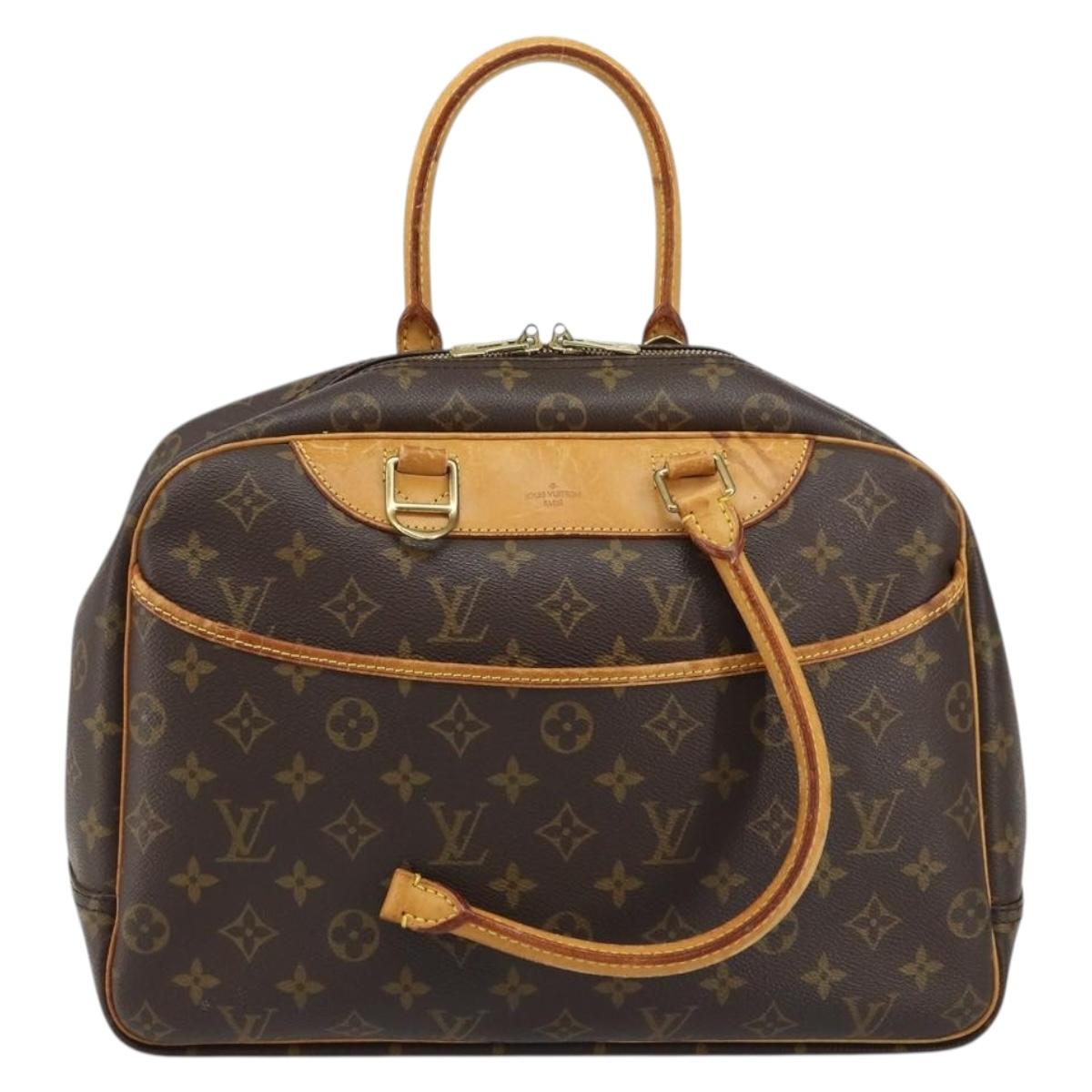 LOUIS VUITTON Monogram Deauville Hand Bag M47270 LV Auth 161377
