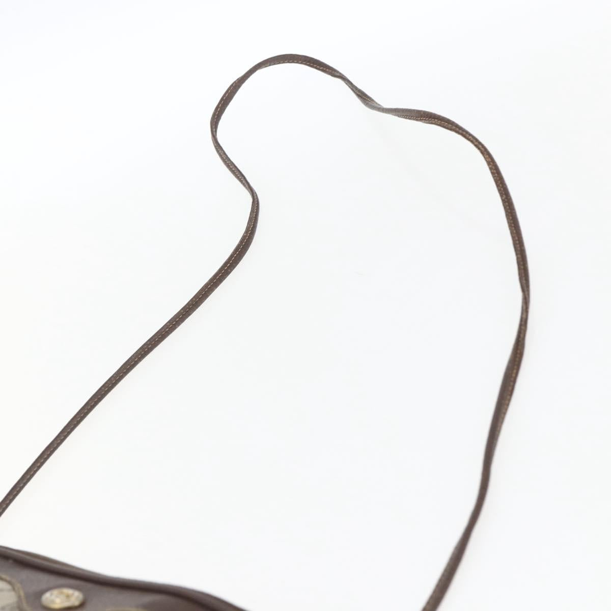 GUCCI GG Supreme Shoulder Bag PVC Beige Gold 97 02 068 Auth 161385