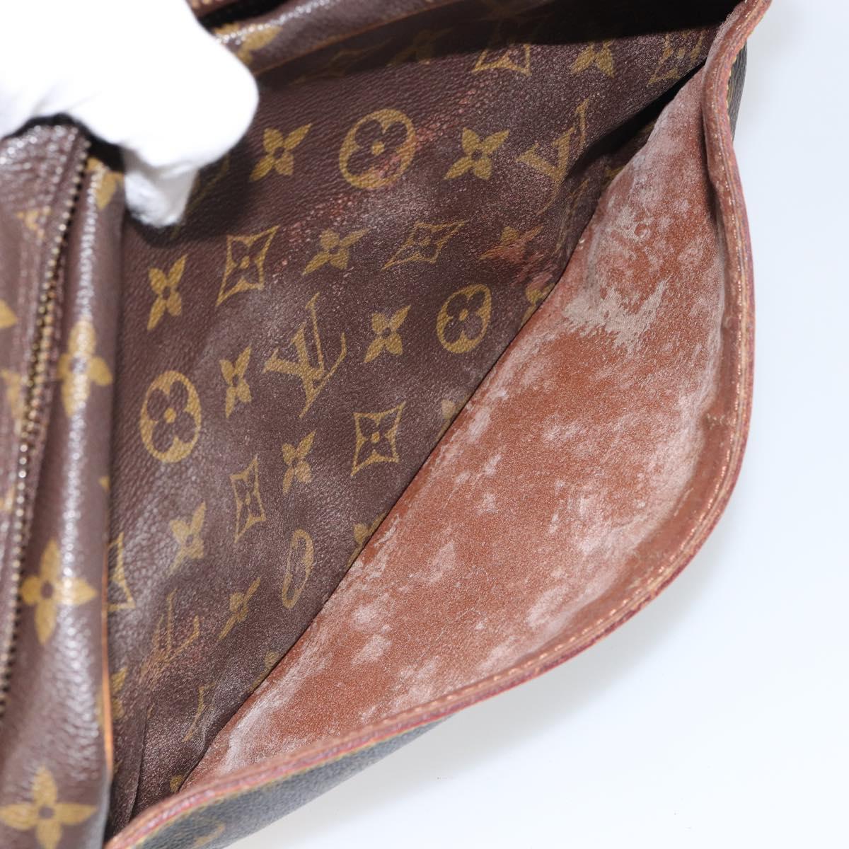 LOUIS VUITTON Monogram Compiegne 28 Clutch Bag M51845 LV Auth 161391