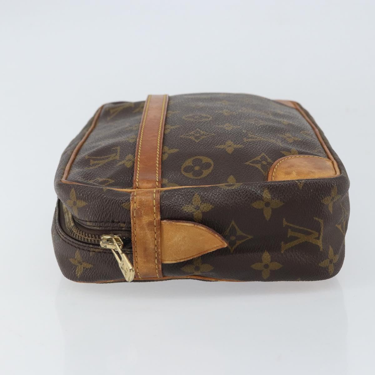 LOUIS VUITTON Monogram Compiegne 28 Clutch Bag M51845 LV Auth 161391