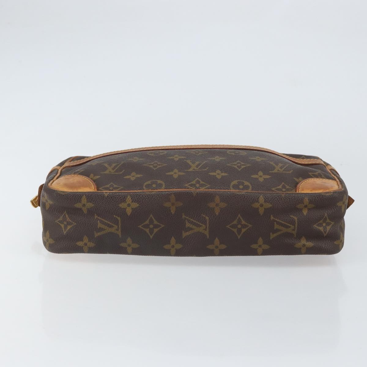 LOUIS VUITTON Monogram Compiegne 28 Clutch Bag M51845 LV Auth 161391