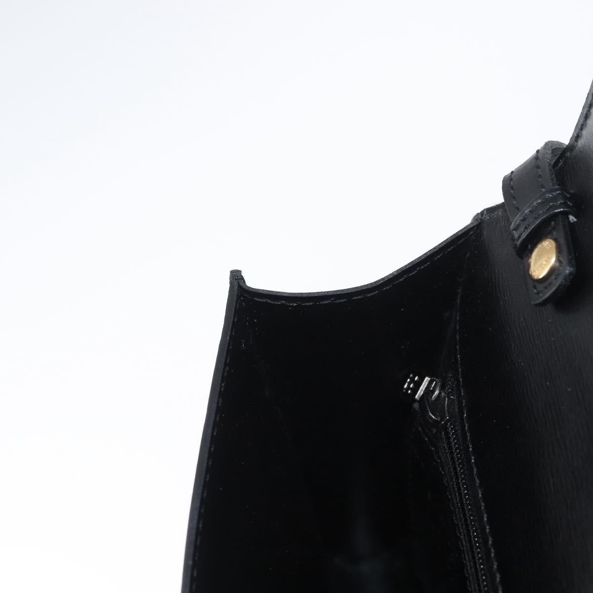 LOUIS VUITTON Epi Pochette Arche Shoulder Bag Black Noir M52572 LV Auth 161398