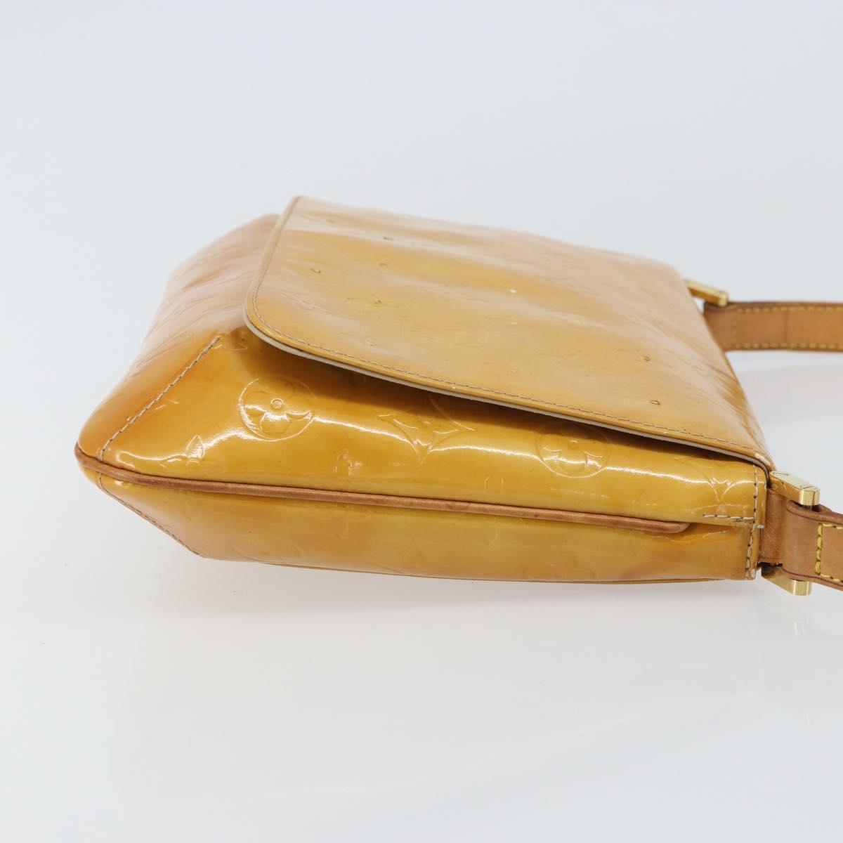 LOUIS VUITTON Monogram Vernis Thompson Street Bag Beige M91301 LV Auth 161400