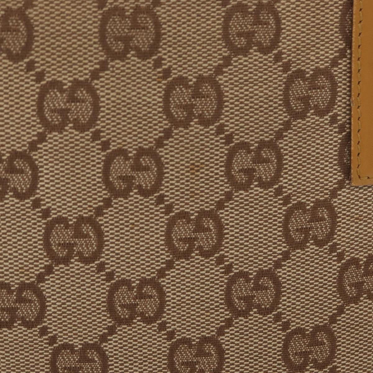 GUCCI GG Canvas Sherry Line Tote Bag Beige 019 0402 1705 Auth 161406