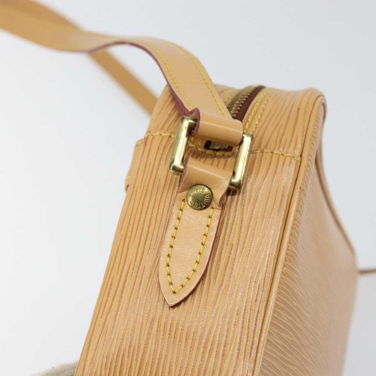 LOUIS VUITTON Epi Trocadero 23 Shoulder Bag Beige LV Auth 161414
