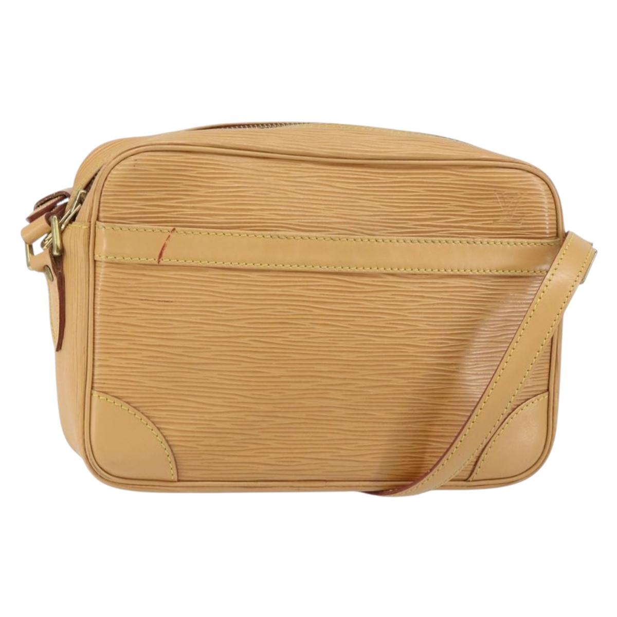 LOUIS VUITTON Epi Trocadero 23 Shoulder Bag Beige LV Auth 161414