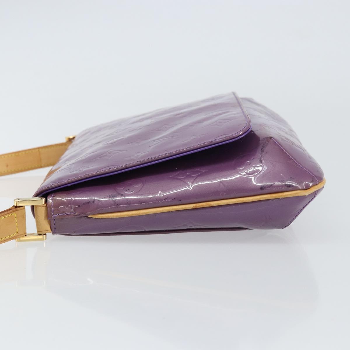 LOUIS VUITTON Monogram Vernis Thompson Street Bag Viole M91095 LV Auth 161428