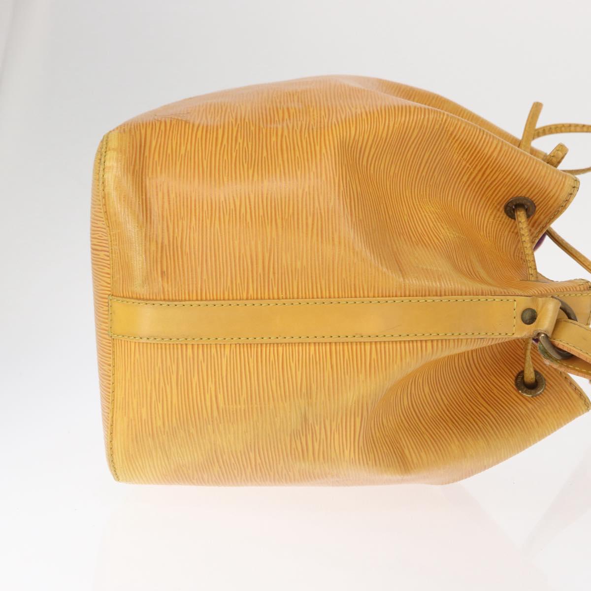 LOUIS VUITTON Epi Petit Noe Shoulder Bag Yellow M44109 LV Auth 161436