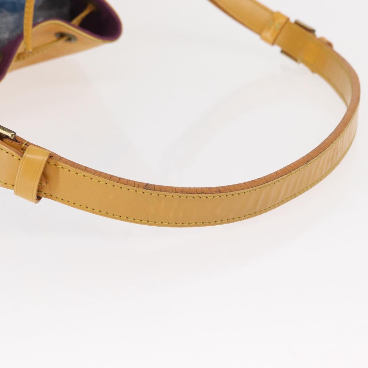 LOUIS VUITTON Epi Petit Noe Shoulder Bag Yellow M44109 LV Auth 161436