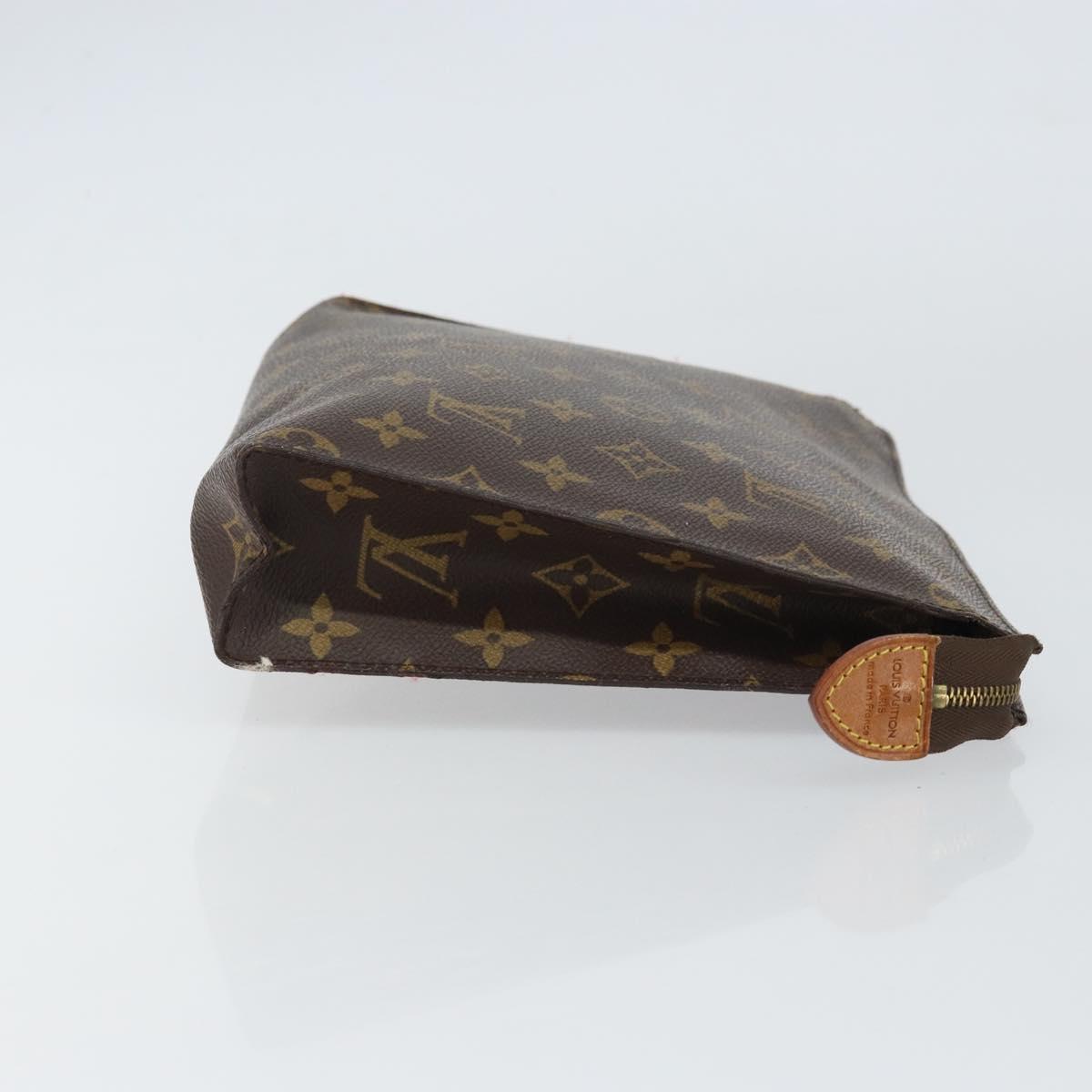 LOUIS VUITTON Monogram Poche Toilette 26 Pouch M47542 LV Auth 161450