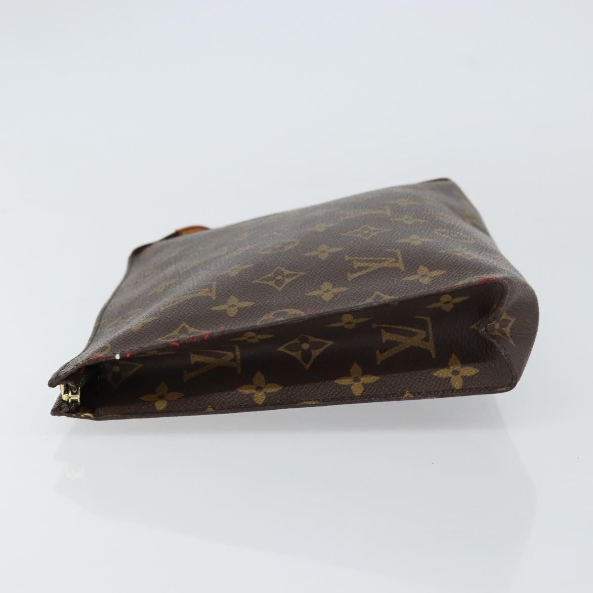 LOUIS VUITTON Monogram Poche Toilette 26 Pouch M47542 LV Auth 161450