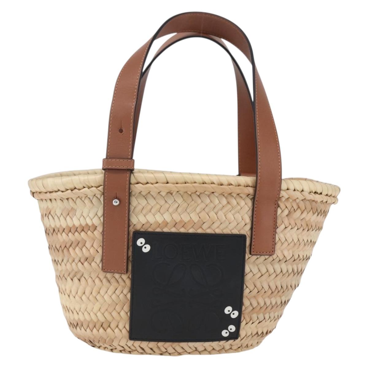 LOEWE Small Basket My Neighbor Totoro Makkuro Kurosuke Ghibli Bag Auth 161454SM