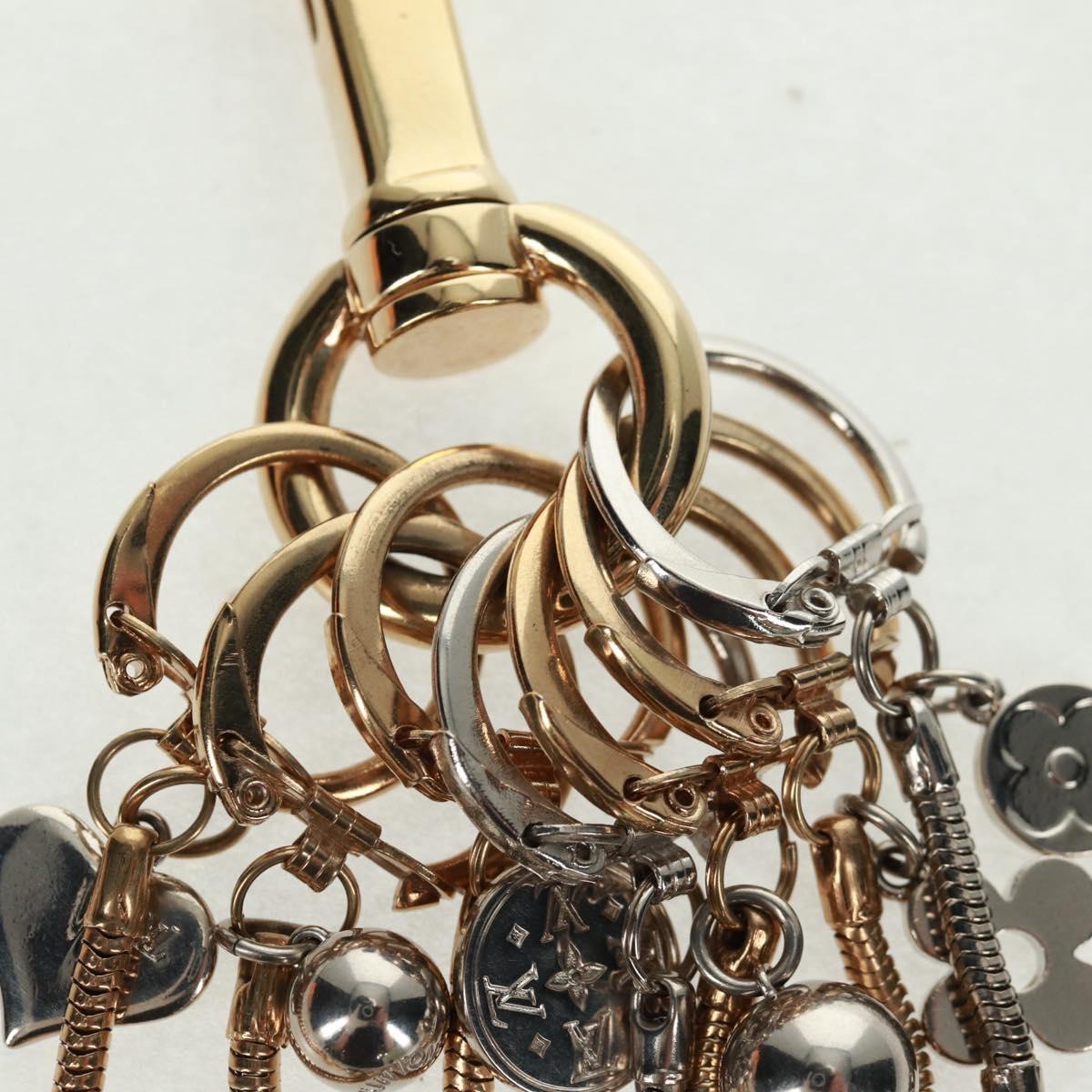 LOUIS VUITTON Key Holder Metal Louis Vuitton ﾃ Judy Blame Gold Tone Auth 161457V