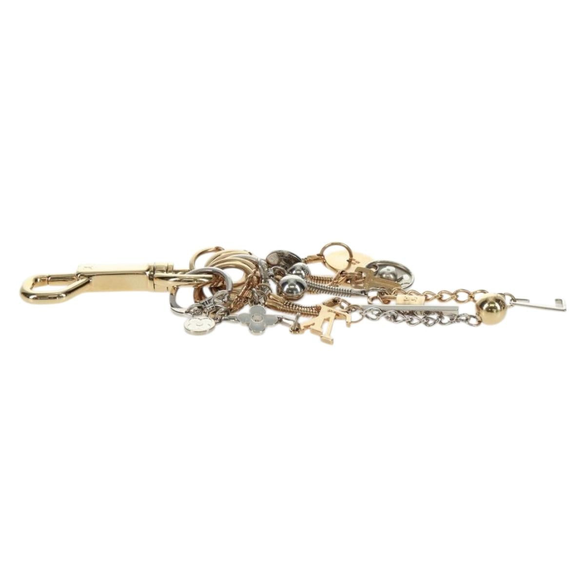 LOUIS VUITTON Key Holder Metal Louis Vuitton ﾃ Judy Blame Gold Tone Auth 161457V
