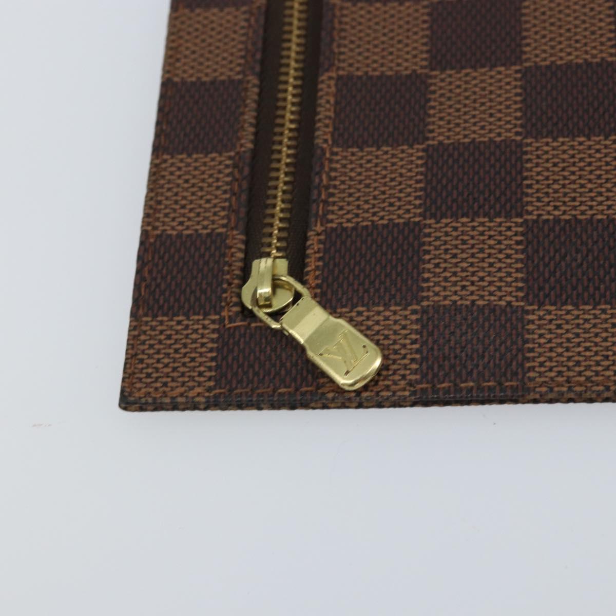 LOUIS VUITTON Damier Ebene Clifton Pouch N51149 LV Auth 161460