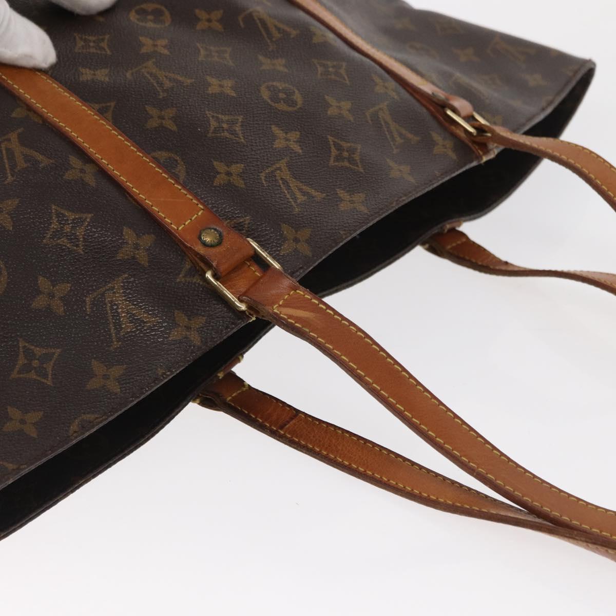LOUIS VUITTON Monogram Sac Shopping Tote Bag M51108 LV Auth 161490