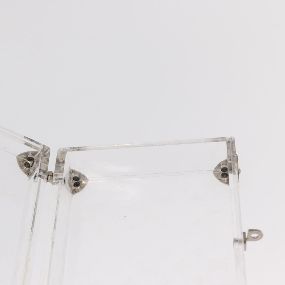 LOUIS VUITTON Monogram Love Message Mini Trunk Plastic Clear M99079 Auth 161492V