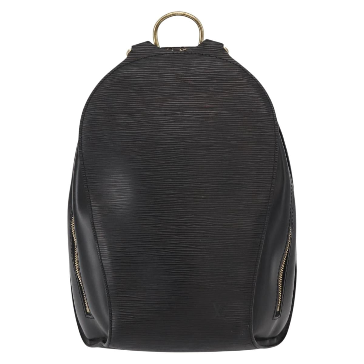 LOUIS VUITTON Epi Mabillon Backpack Black M52232 LV Auth 161498