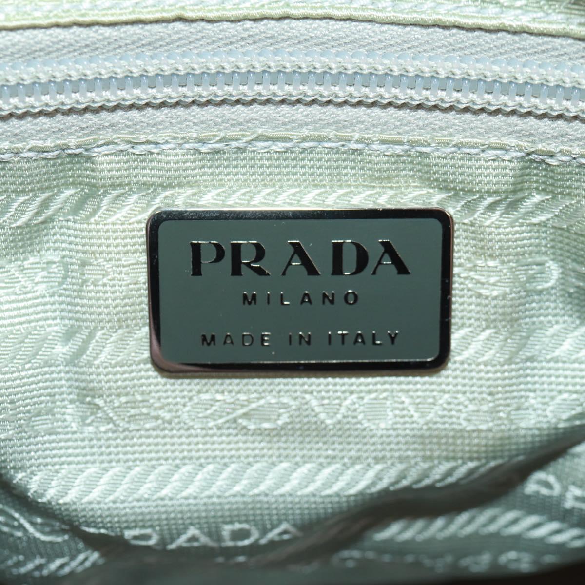 PRADA Backpack Nylon Pink Silver Auth 161509
