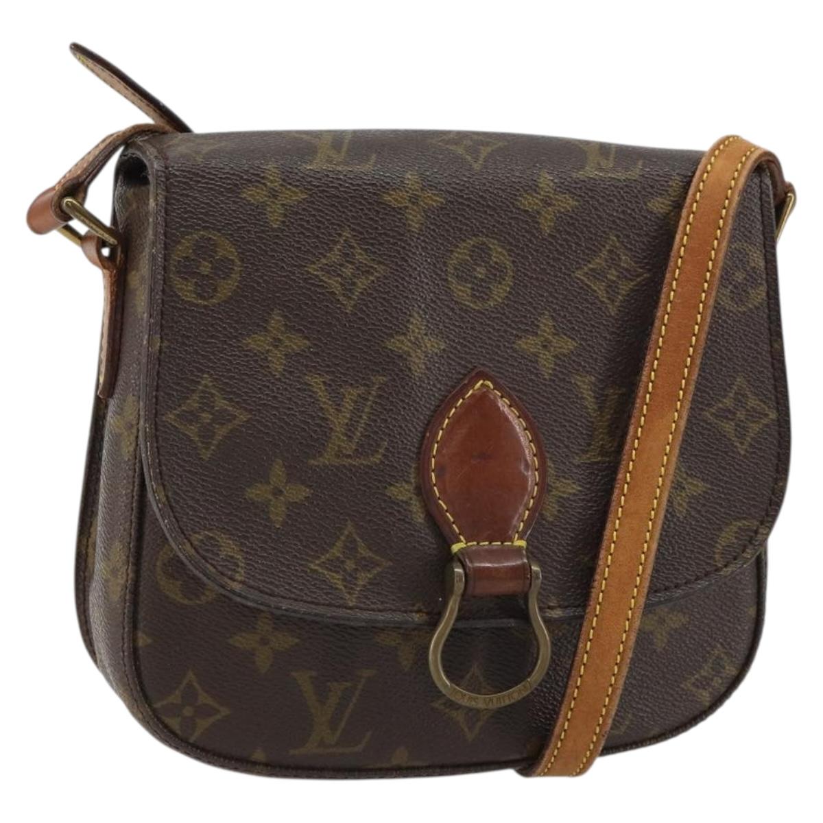 LOUIS VUITTON Monogram Saint Cloud MM Shoulder Bag M51243 LV Auth 161519