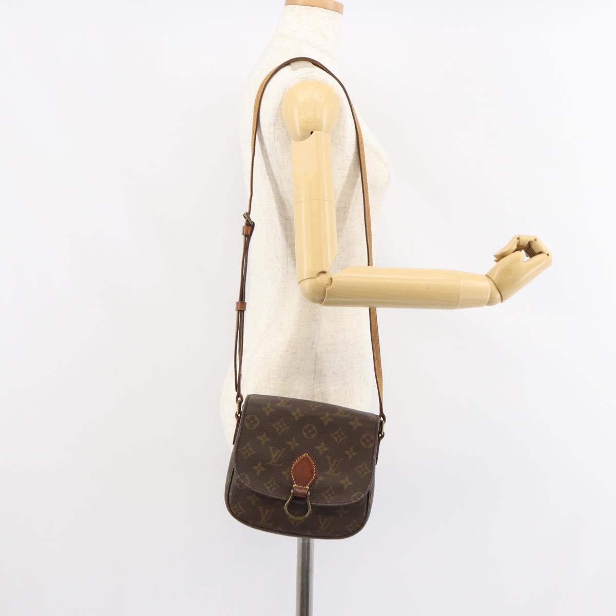 LOUIS VUITTON Monogram Saint Cloud MM Shoulder Bag M51243 LV Auth 161519